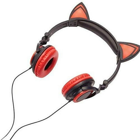 Hype LED Red Cat Ears Headphones