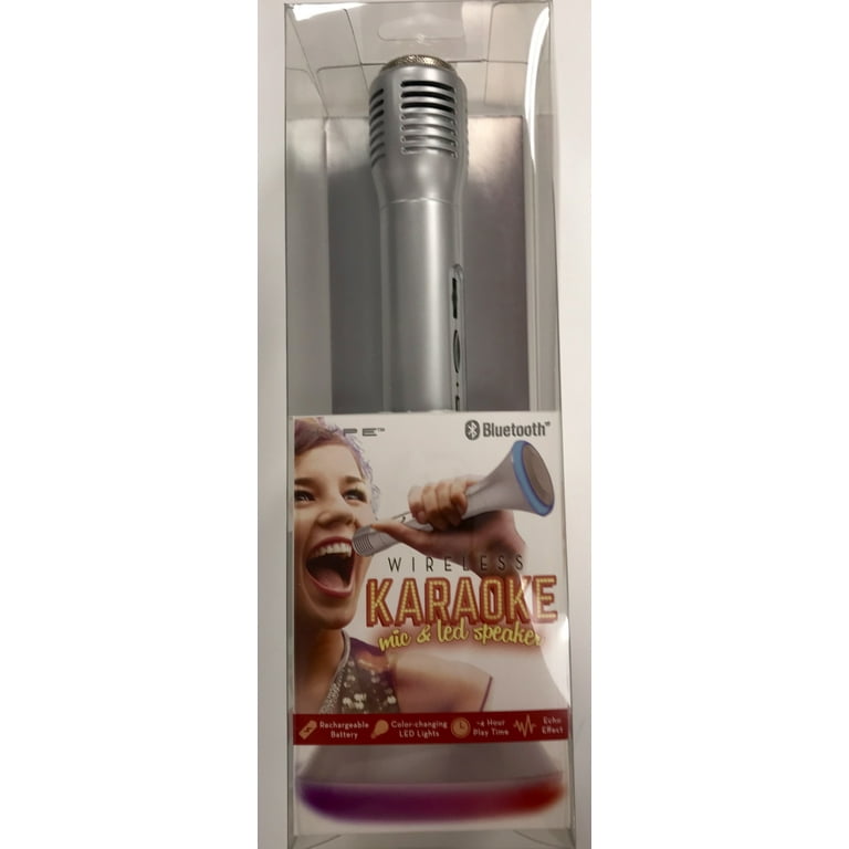 Hype wireless karaoke mic & store led speaker
