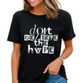 thumbnail image 1 of Hype Old School Skool Rap Hip Hop 80s Lyric Merch Graphic T-Shirt Black 2X-Large, 1 of 4