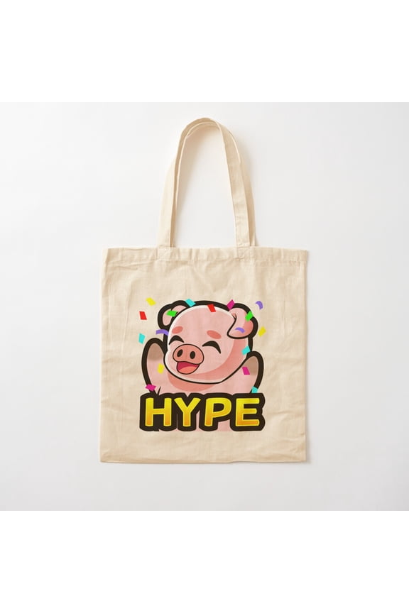 Hype Pig Canvas Tote Bags, Reusable Shopping Bag