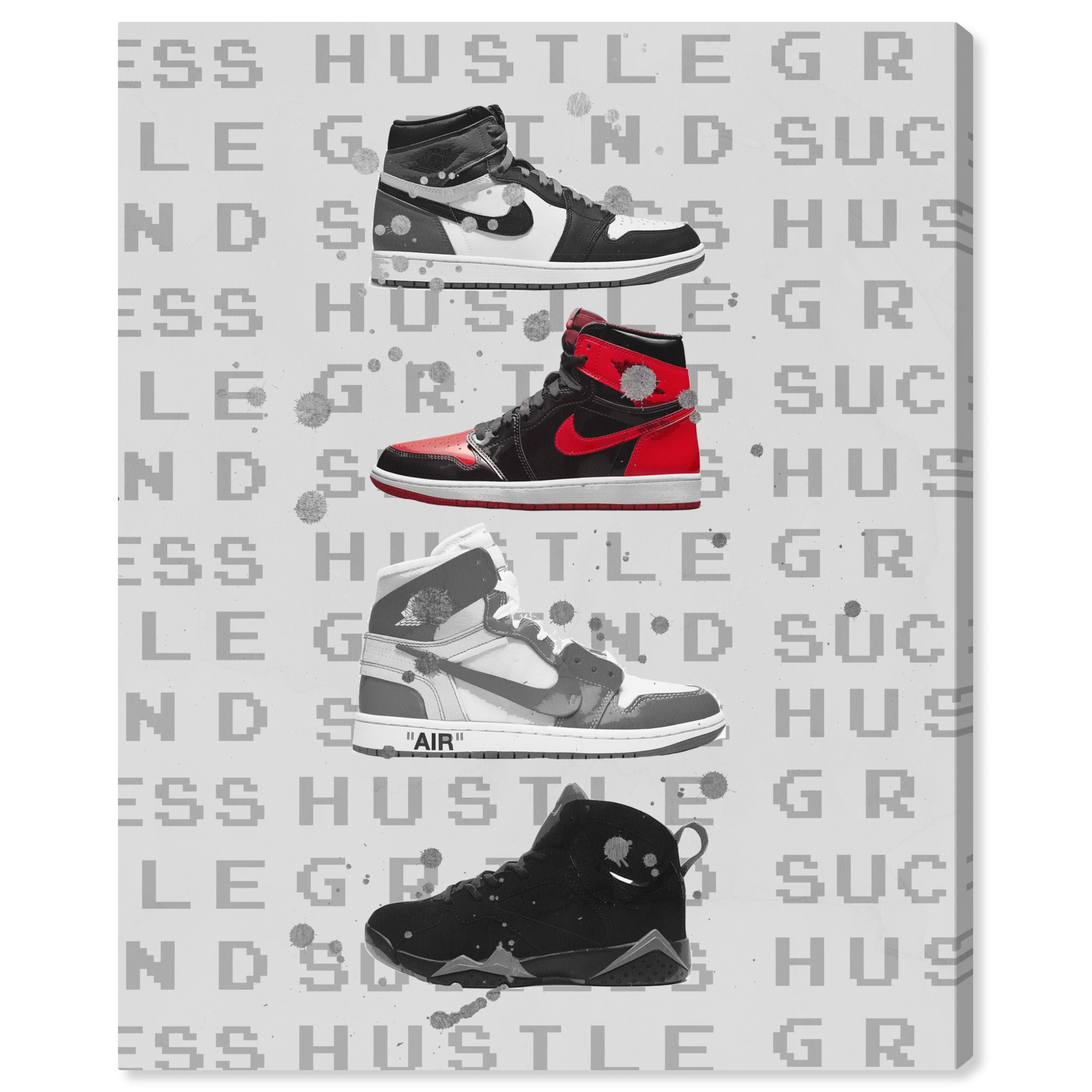 Hype Sneakers Gallery Wrapped Canvas Wall Art, 30" x 36"