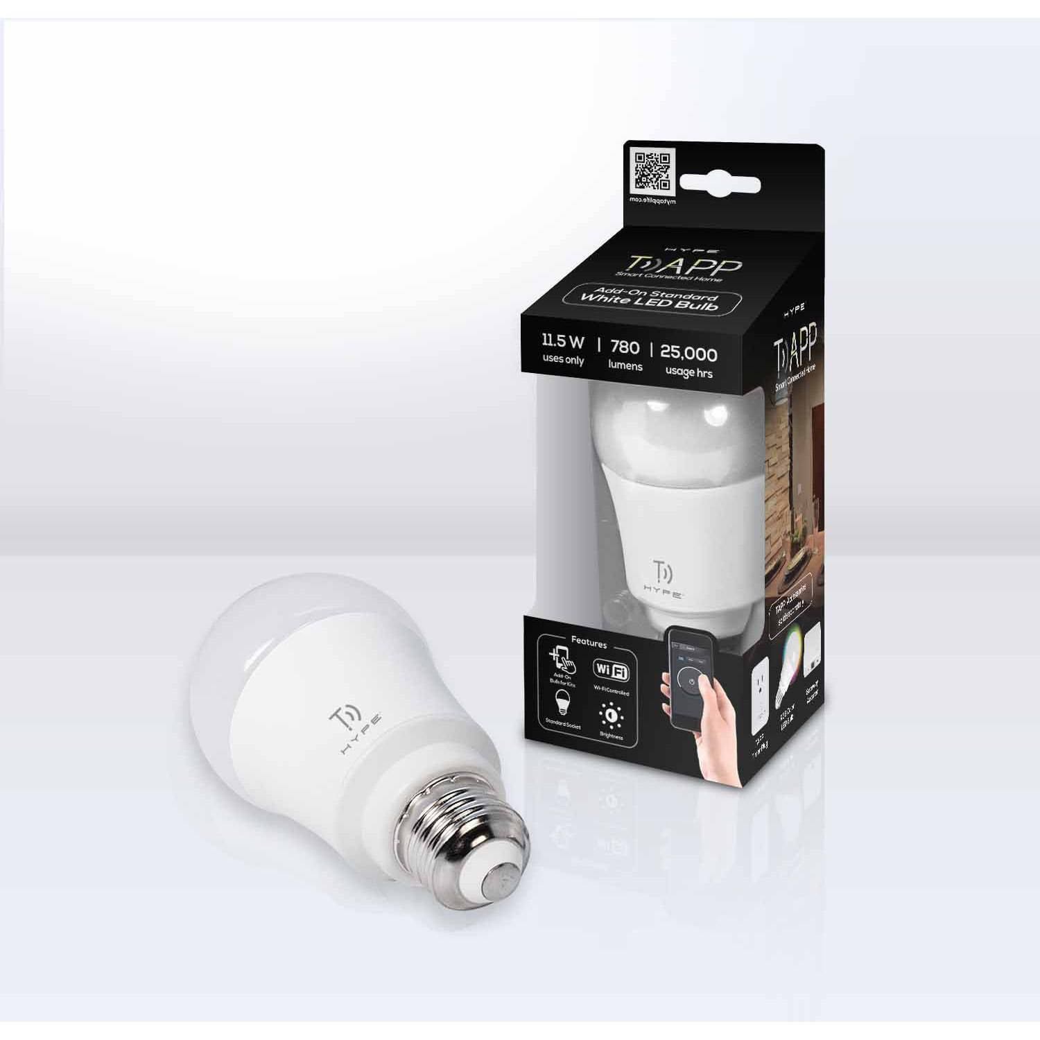 Hype Tapp Smart Lighting AddOn White LED Bulb