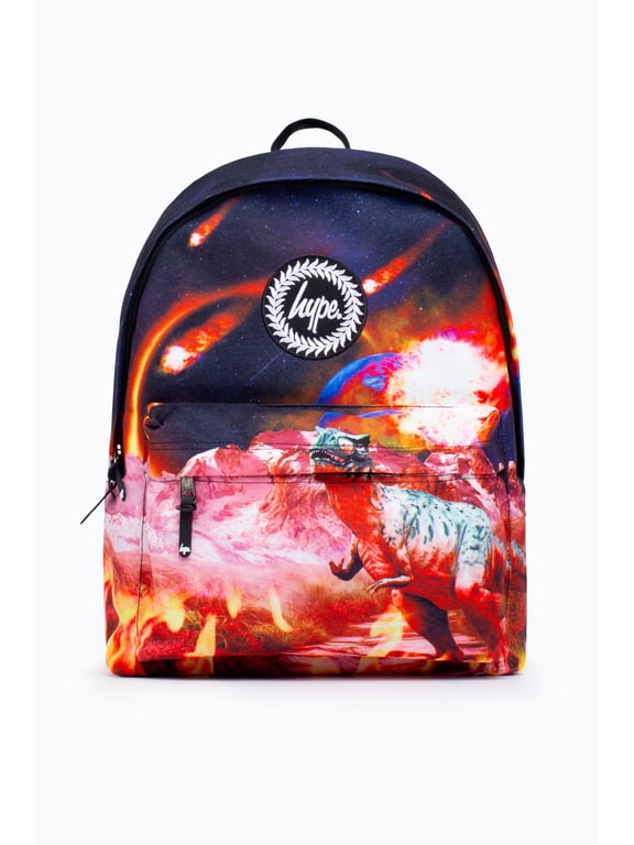 Hype Unisex Black Meteor Crest Backpack