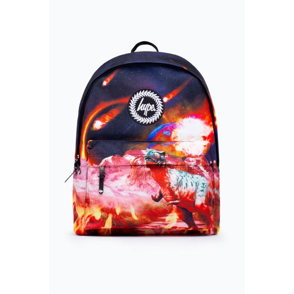 Hype Unisex Black Meteor Crest Backpack