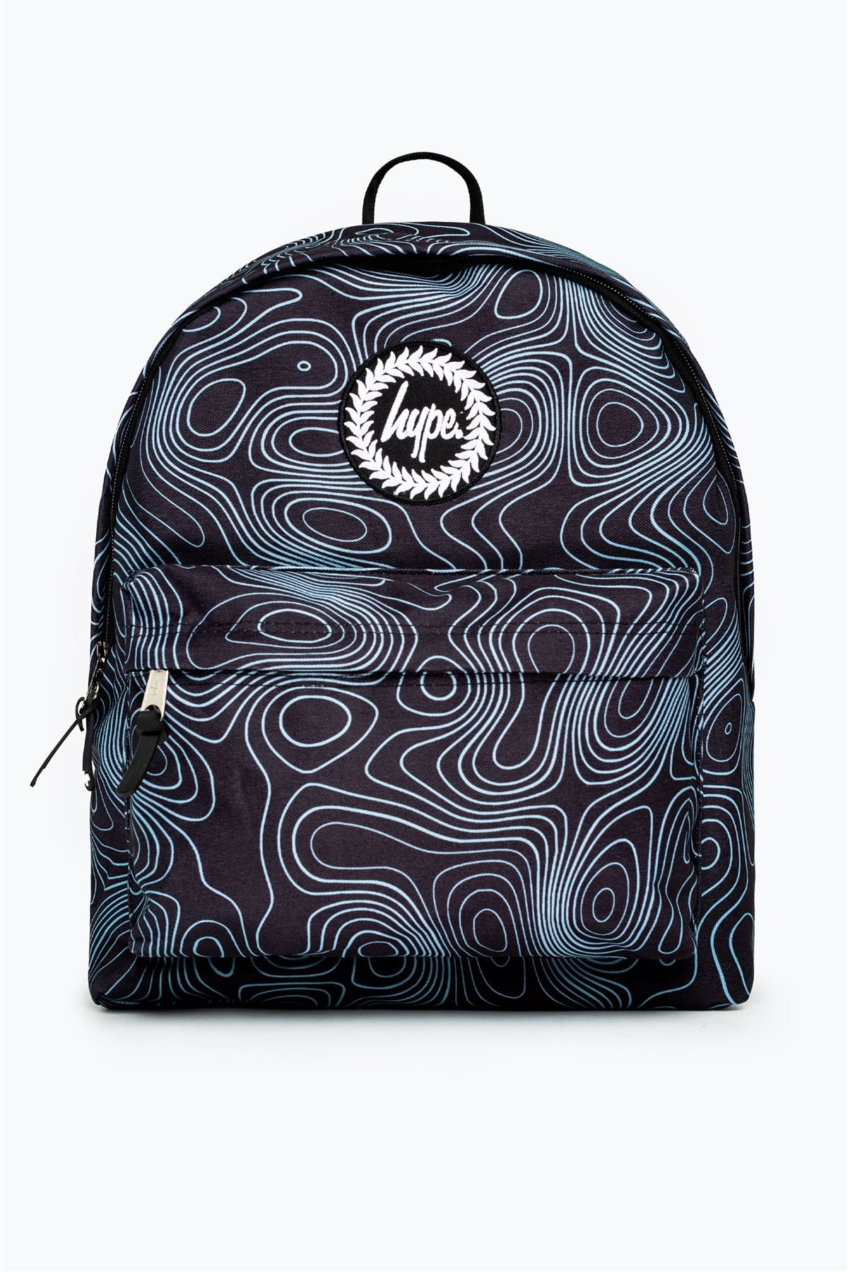 Hype Unisex Black Topographic Crest Backpack Walmart Business