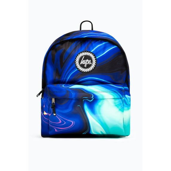 Hype Women's Marble Twirl Mini Backpack Teal & Blue