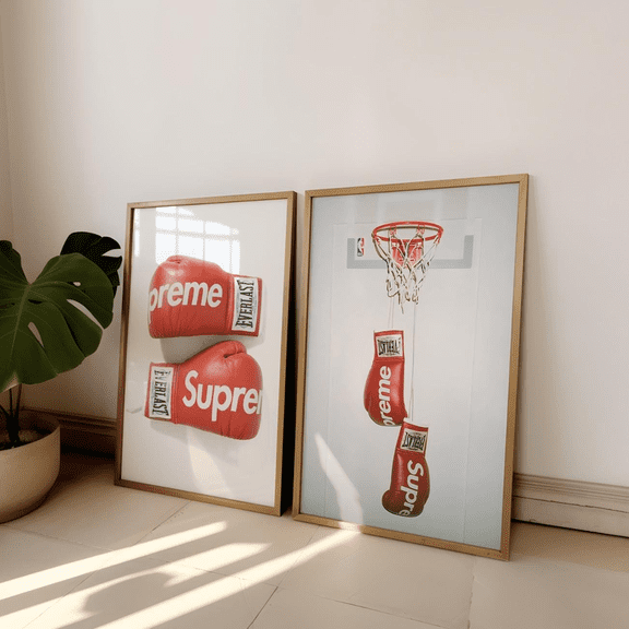 Hypebeast Boxing Basketball Fashion Poster Prints , Poster Only