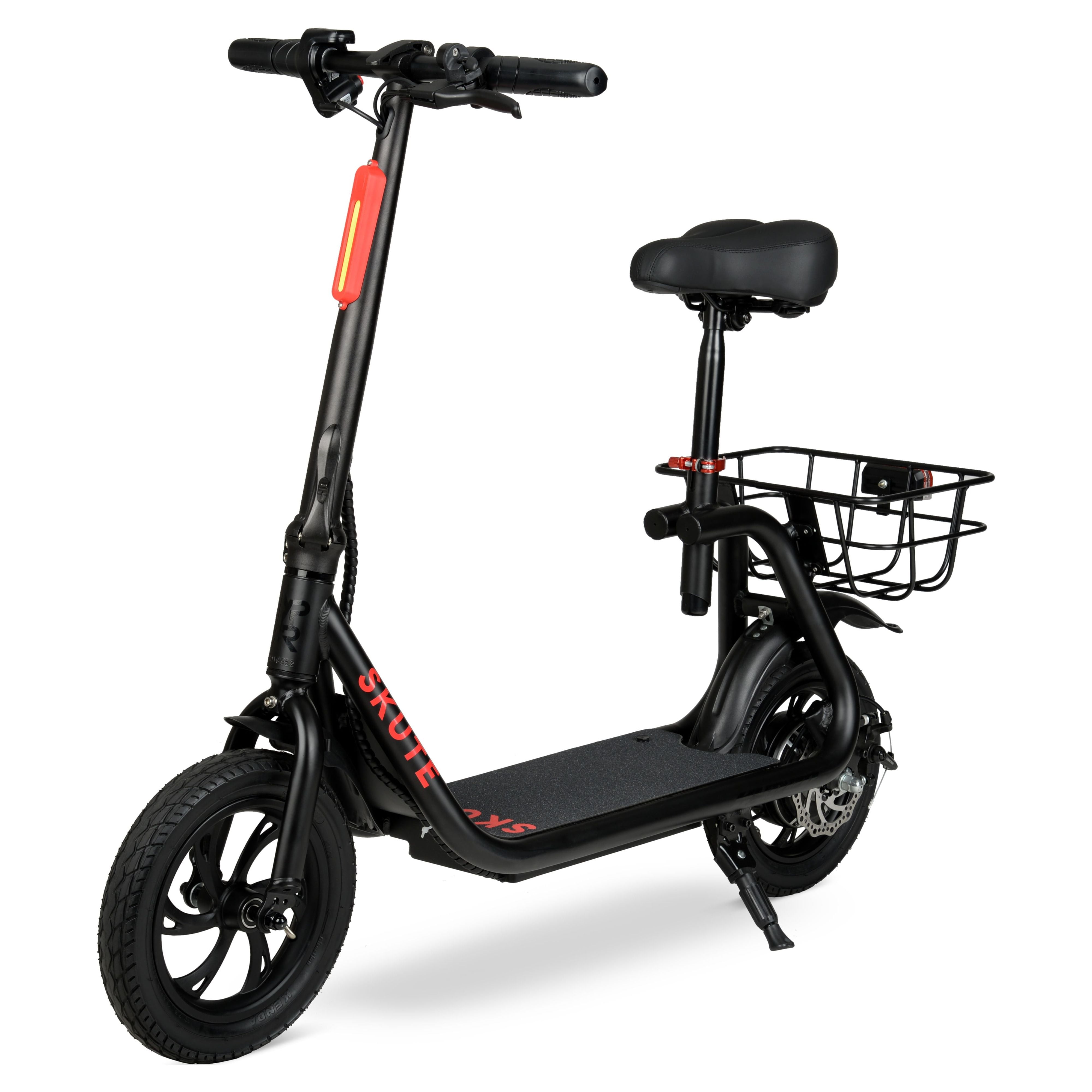 Hyper 36V Skute Commute 12 Seated Electric Scooter with Basket, 250W  Motor, 13 Years+, Max Speed 15mph