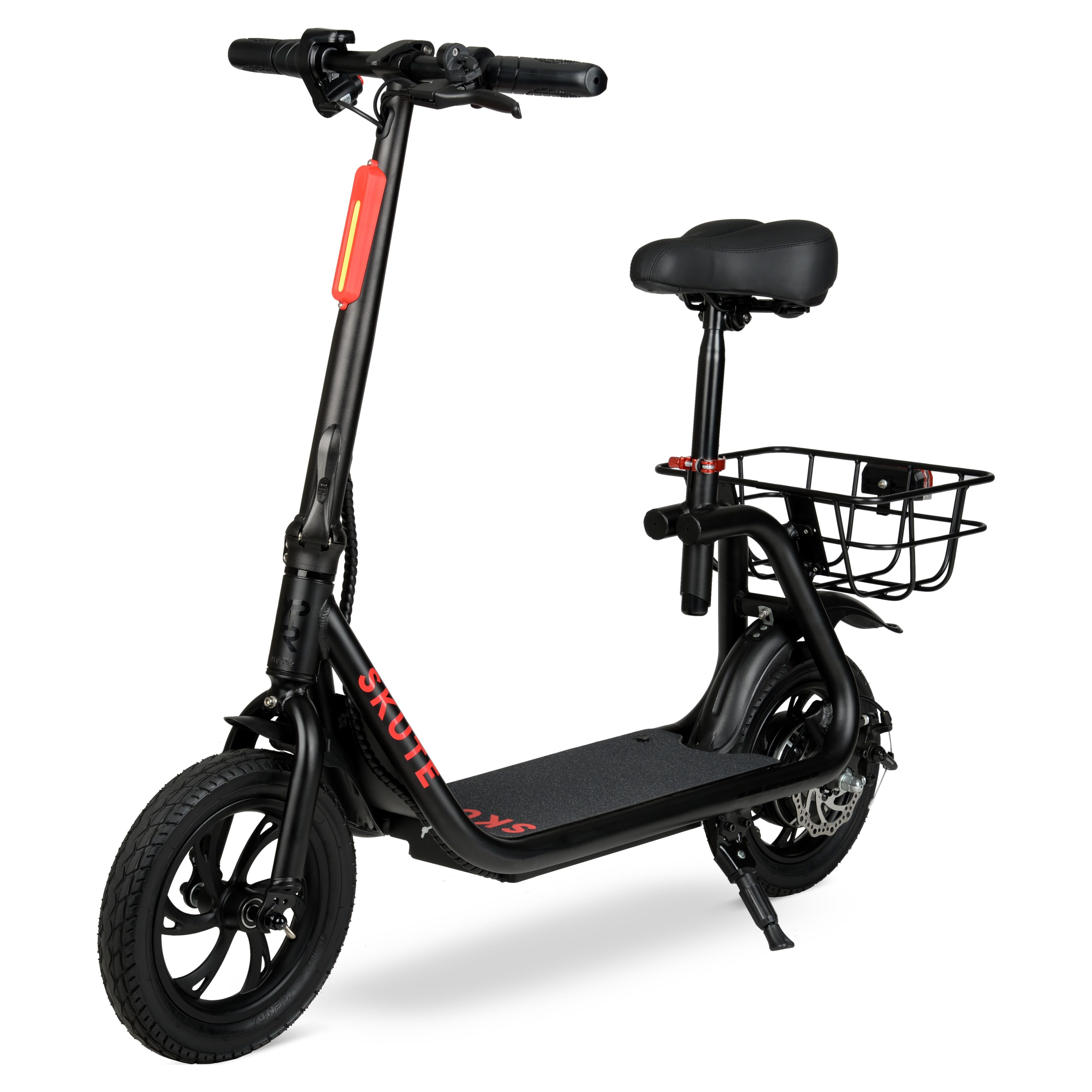 Hyper 36V Skute Commute 12" Seated Electric Scooter with Basket, 250W Motor, 13 Years+, Max Speed 15mph - image 1 of 15