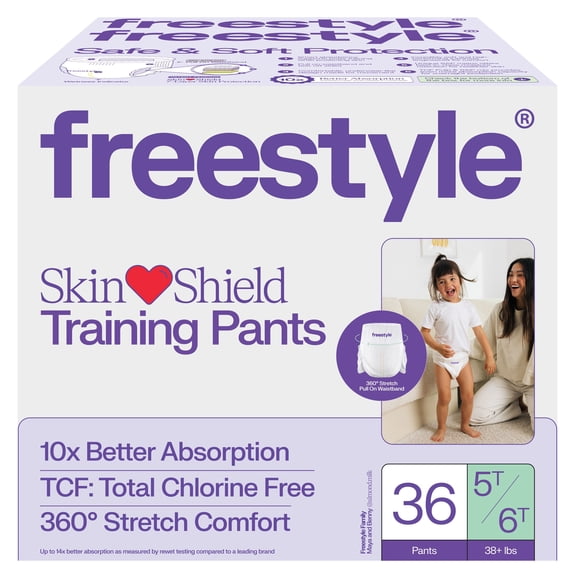 Hyper Absorbent Ultra Soft Training Pants 5T/6T (36 Count)