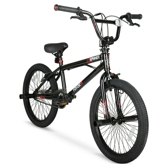 Hyper Bicycles 20" Boy's Spinner BMX Bike, Children Ages 8-13, Black