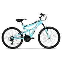 Hyper Bicycles 24" Girl's Swift Mountain Bike for Kids, Blue