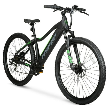 Hyper Bicycles 29" 36V Electric Mountain Bikefor Adults, Pedal-Assist, 250W E-Bike Motor, Black