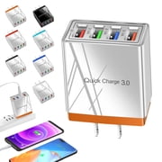Hyper Charge Pro Charger, 4-Port USB Charger, Quick Charge 3.0 Hub with Temp Control & Fast Charging, Charge Multiple Devices 4X Faster for Android and iPhone