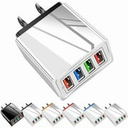Hyper Charge Pro, Hyper Charge Pro Charger, 4-Port Quick Charge 3.0 Hub with Temp Control & Fast Charging, Charge All Your Devices 4X Faster for Android and iPhone F
