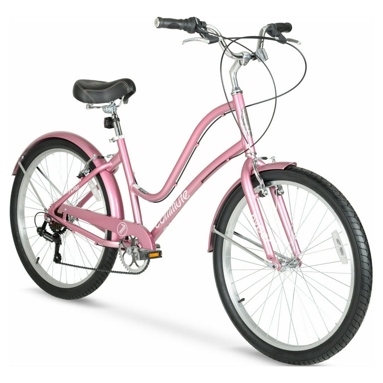 Hyper Commute Women's Comfort Bike, Rose-Gold, 26