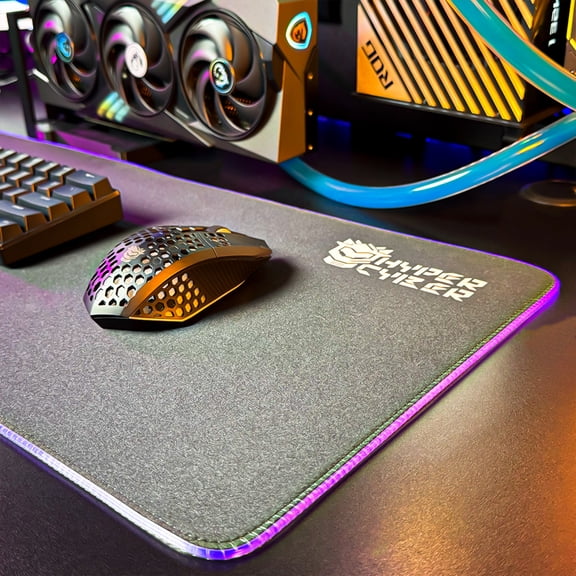 Hyper Cyber Extra Large RGB Gaming Mouse Pad