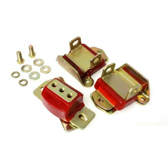 Hyper-Flex Bolt-On Transmission Motor Mount for 1963-1982 Polyurethane Corvette - Red