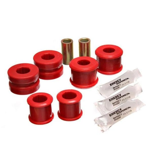Hyper-Flex Rear Sway Polyurethane Bar Bushing Kit for 2005-2009 Ford Mustang, Red
