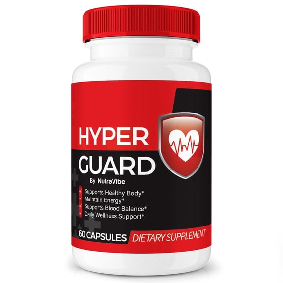 Hyper Guard Capsules, All Natural HyperGuard Blood Vessel Cleaner, Premium Formula To Support Overall Health and Wellness, Official Hyper Guards Review (60 Capsules)