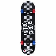 Hyper Nitro Circus 9-Ply Maple Race Flag Skateboard, 31" Deck, Assembled Product Width 7.75".