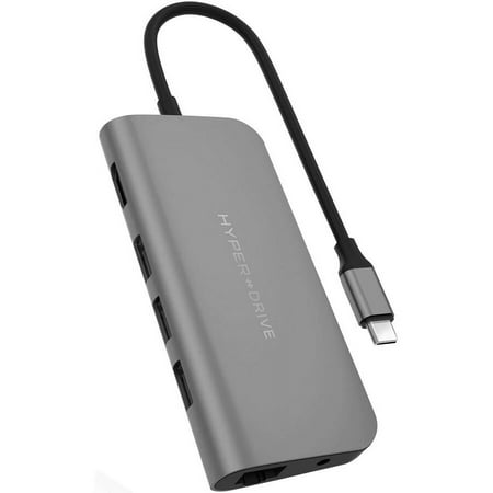 Hyper - HyperDrive 9-in-1 USB-C Hub - Space Gray