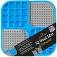 thumbnail image 1 of Hyper Pet IQ Treat Mat | Made in USA | Dog Lick Mat & Fun Alternative to Slow Feeder Dog Bowls, Snuffle Mat for Dogs, and Dog Puzzle Toys | Calming Mat for Dog Anxiety Relief | Just Add Healthy Treats, 1 of 7