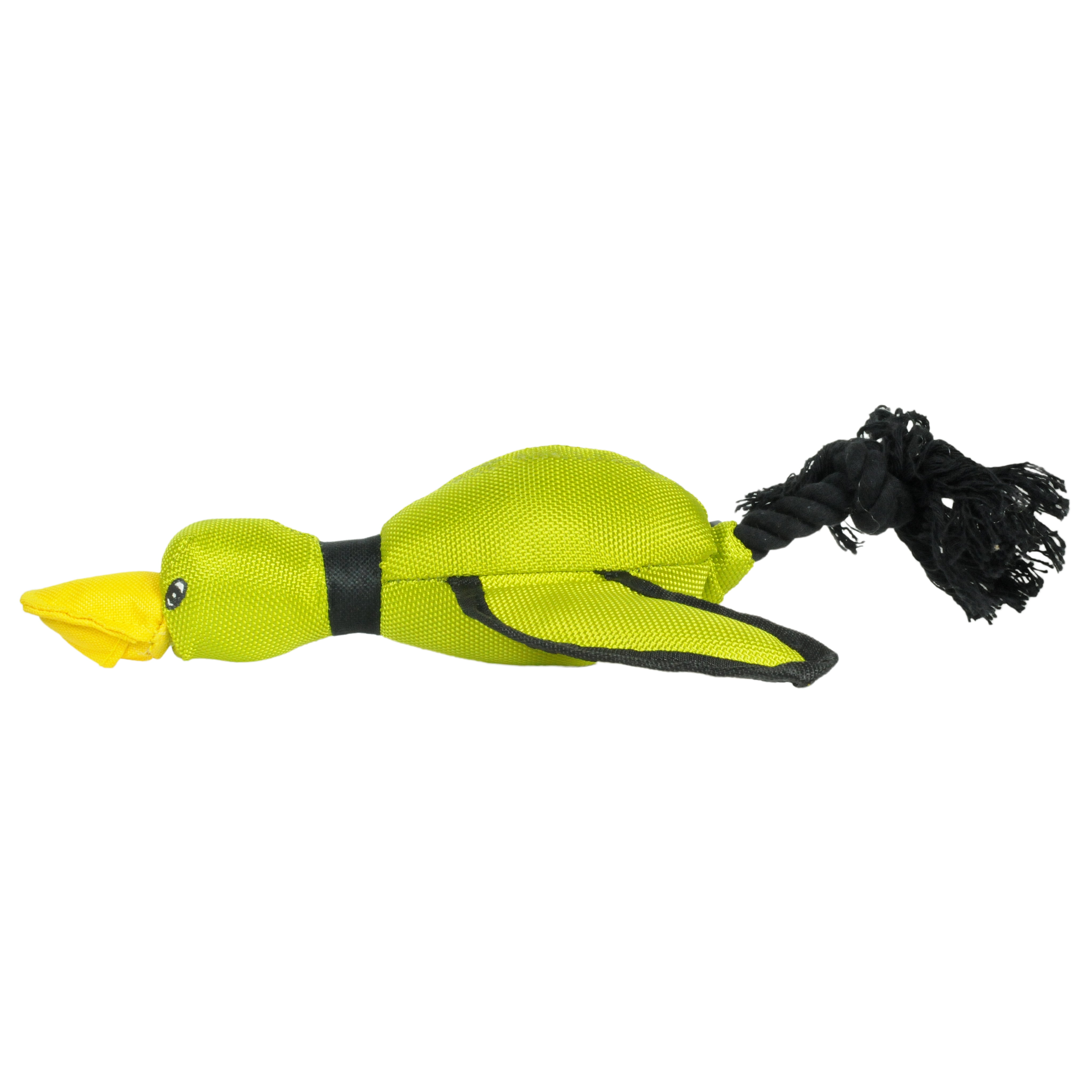 Hyper Pet Flying Fabric Green Duck Bungy Neck Slingshot Interactive Dog