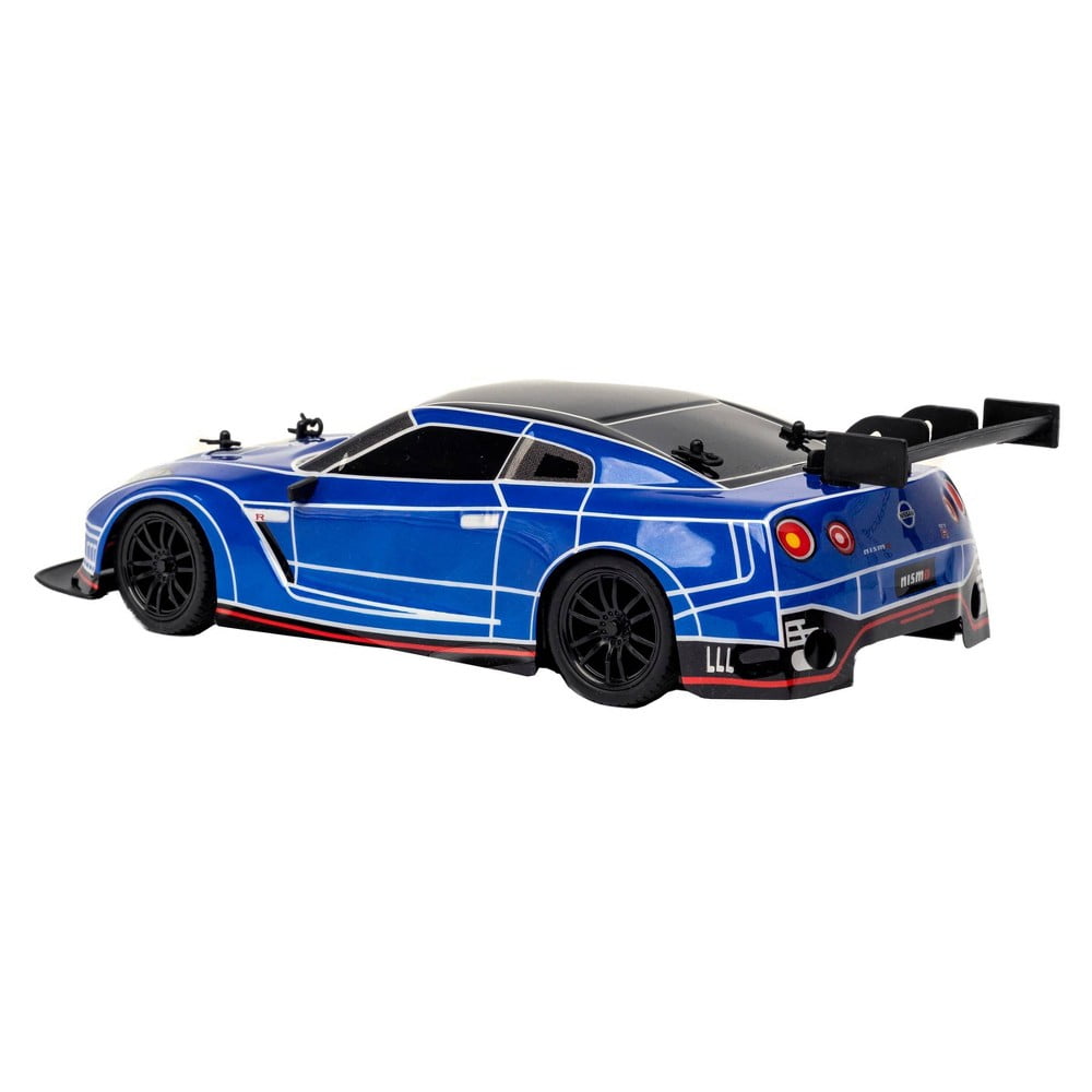 Hyper RC Nissan GTR Rechargeable Car with LED/Vapor Effects - 1:16