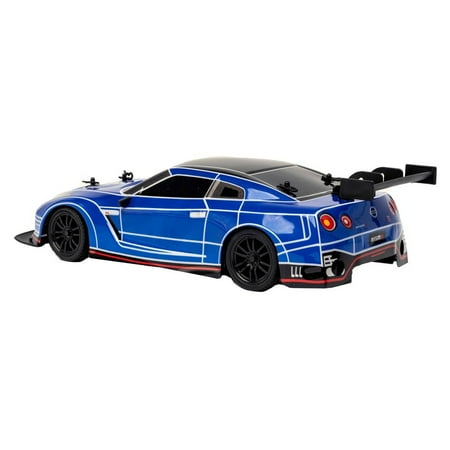 Hyper RC Nissan GTR Rechargeable Car with LED/Vapor Effects - 1:16 Scale 2.4 GHz