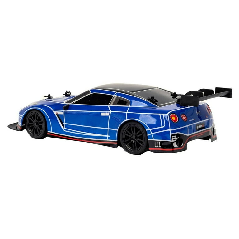 Hyper RC Nissan GTR Rechargeable Car with LED/Vapor Effects - 1:16