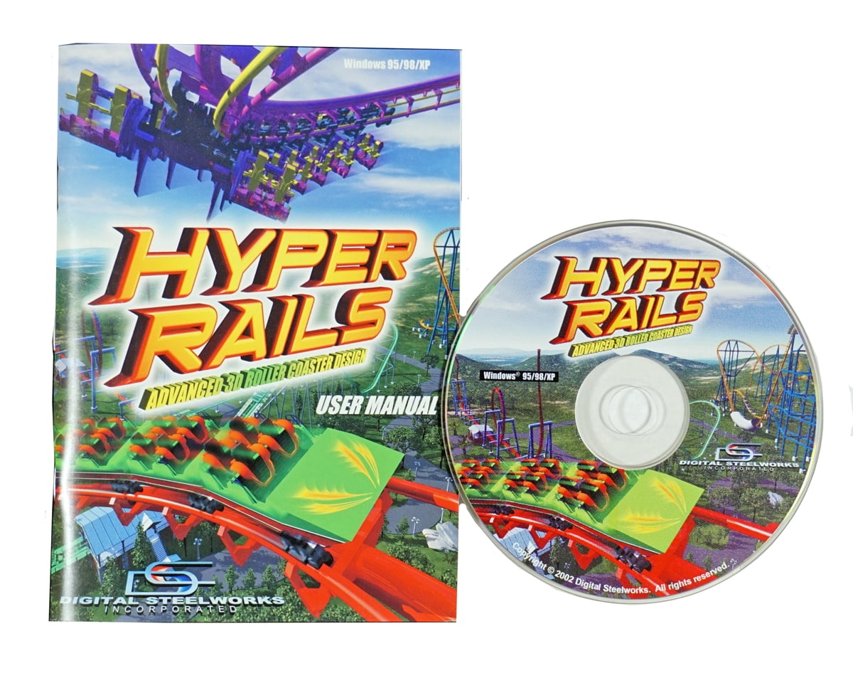 Hyper Rails Hyper Rails 3D Roller Coaster Designer Classic PC CDRom - Walmart.com