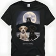 Hyper Realistic Full Moon Pets TShirt with 'Visualization' Text on
