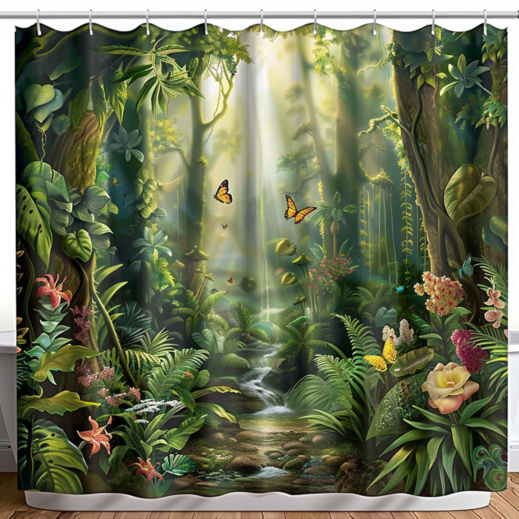 Tropical Rainforest Decor – Papier Peint Tropical – VTEQ