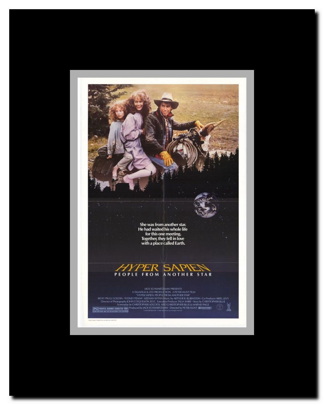 Hyper Sapien Framed Movie Poster