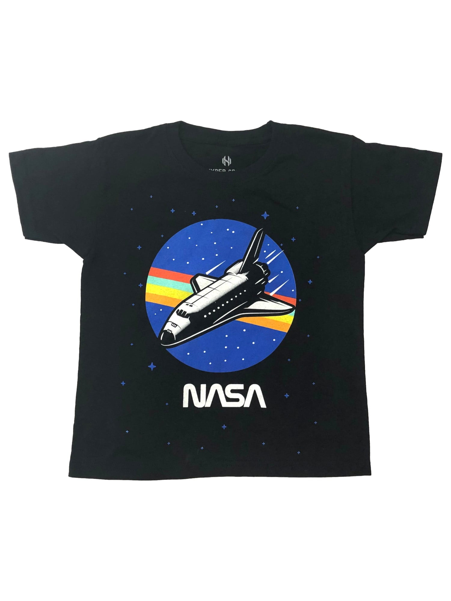 BROOKLYN VERTICAL 4 Pack Toddler NASA Print Outer Space Rocket Ship Short Sleeve T Shirt Soft Cotton Sizes 2T 4T