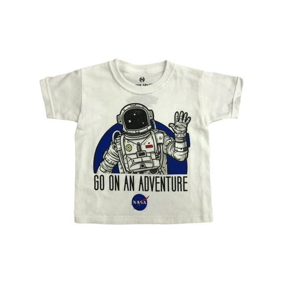Hyper Space Toddler Boys White Nasa Astronaut Adventure T-Shirt Tee Shirt 3T