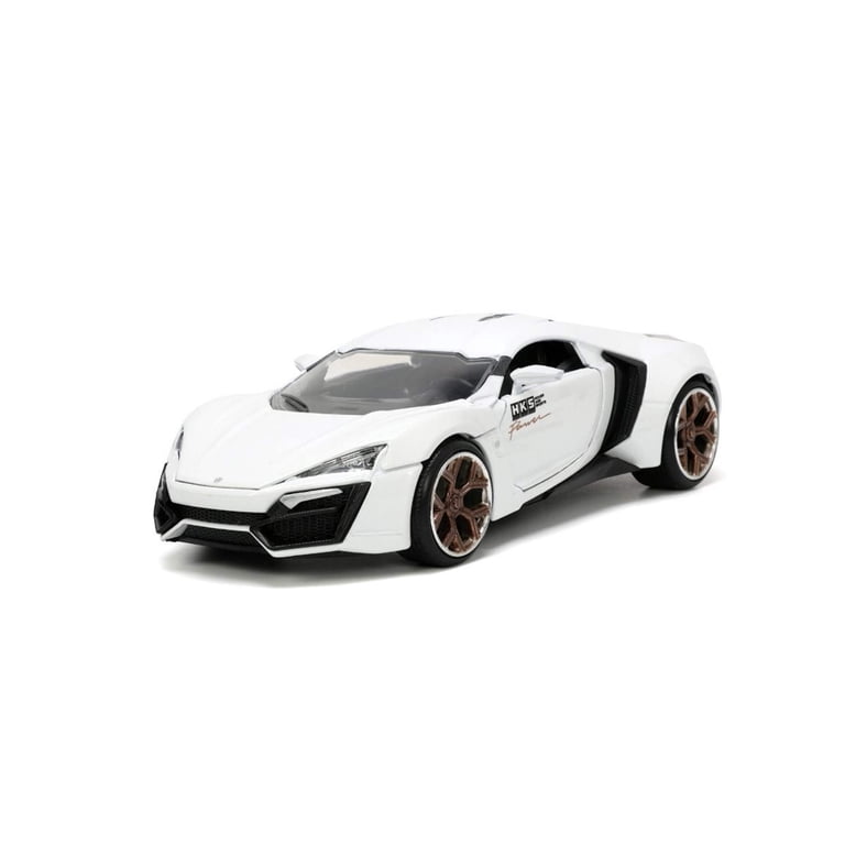 Lykan Hypersport White with Bronze Metallic Rear Spoiler 