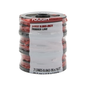 Hyper Tough .065 in. x 16 ft. Twisted Replacement String Trimmer Spool 3-Pack - Fits Hyper Tough Amp 12-inch and Worx WG100 model String Trimmers