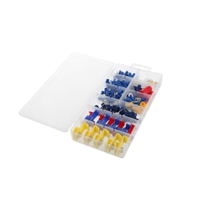Hyper Tough 132 Piece Fast Wiring Set with Storage Box OP67200A Wire Connectors & Terminals for Motor Vehicles