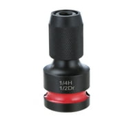Hyper Tough 1/2 inch Drive to 1/4 inch Drive Quick Release Interchangeable Impact Adapter, New Condition