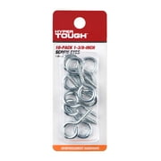 Hyper Tough 1-3/8 Inch. Screw Eye, Zinc Plated, 10 Pieces, 0.11lb