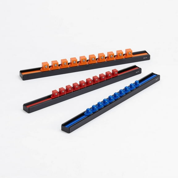 Hyper Tough, Quarter of an Inch Drive Socket Holder on Aluminum Rail