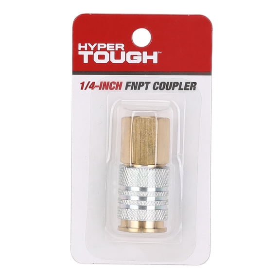 Hyper Tough 1/4-inch FNPT Universal Air Line Coupler, Model Number 13-515HT
