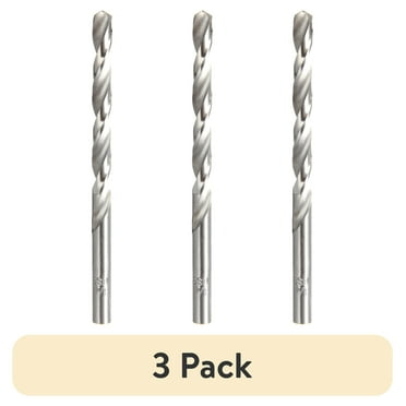 (3 pack) Hyper Tough 1 Piece 1/4 inch Hss Roll Forged Drill Bit, Hss Material, AU00050K