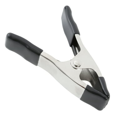 Hyper Tough 1-inch Metal Spring Clamp with Rubber Tips and Handles