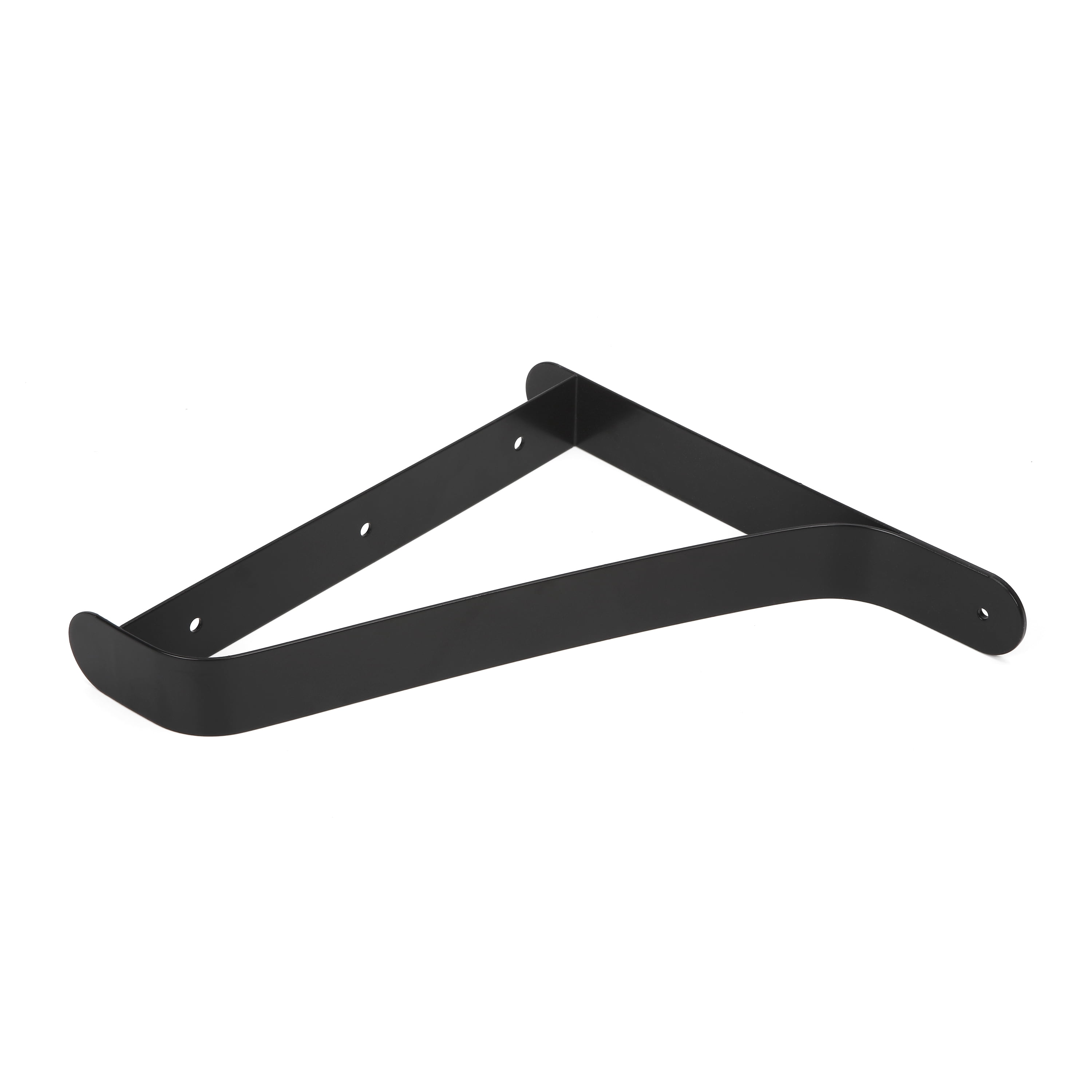 Hyper Tough 10Inch Black Metal Ribbon Shelf Bracket, Model 8135