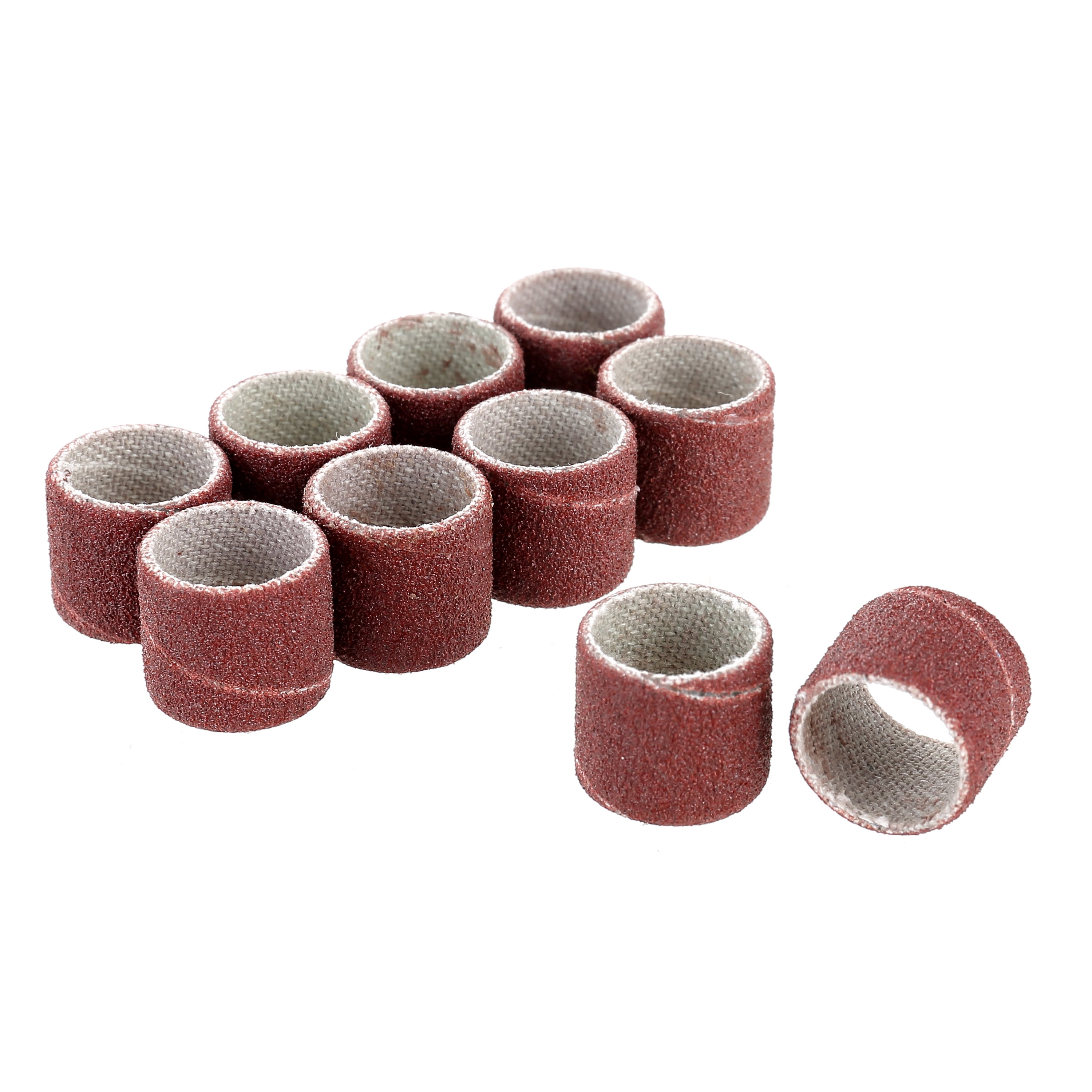 Hyper Tough 10-Piece Quantity Sanding Bands Sandpaper (120 Grit Material) Rotary Accessory, AU50035N