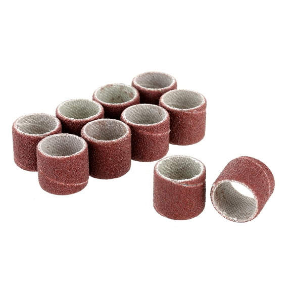 Hyper Tough 10-Piece Quantity Sanding Bands Sandpaper (120 Grit Material) Rotary Accessory, AU50035N
