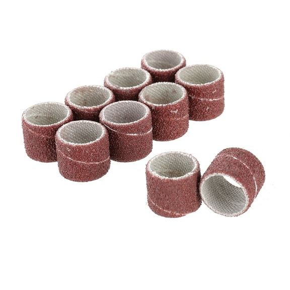 Hyper Tough 10-Piece Sanding Bands (60 Grit) Rotary Accessory, AU50034N
